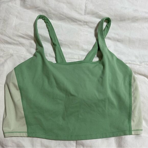 All In Motion XL Green Duo Toned Sports Bra‎ - Picture 1 of 3